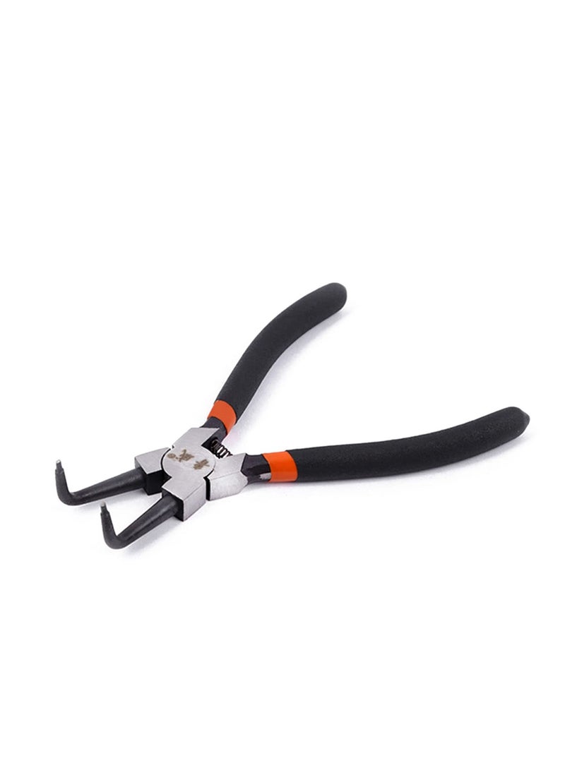 4 Pack Snap Ring Pliers Set Heavy Duty, 7 inch C-Clip Plier Set, Internal/External Circlip Retaining Ring Pliers Kit, Straight/Bent Jaw for Ring Remover Retaining with Storage Bag - Image 5