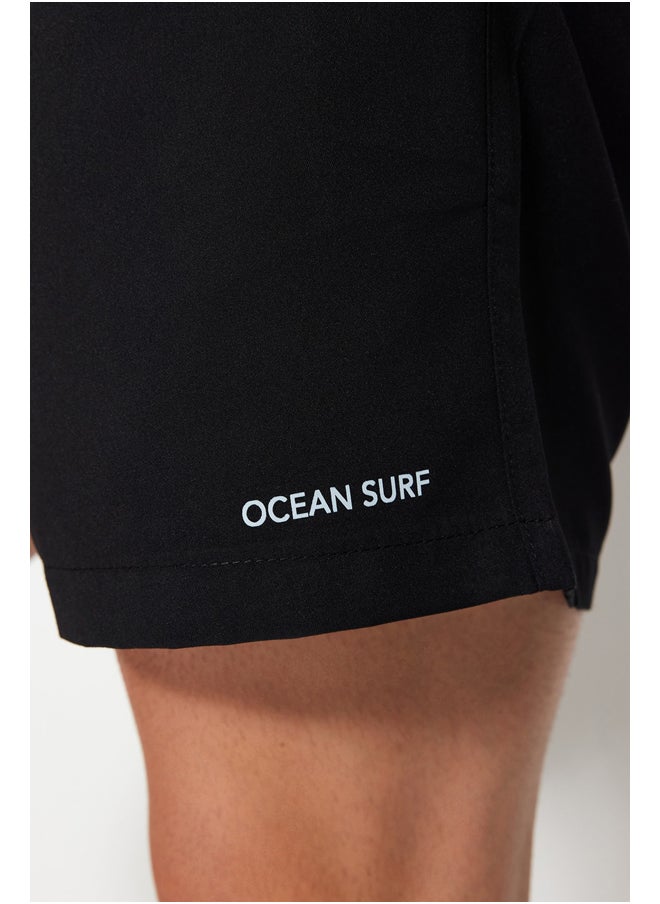 trendyol Black Men's Standard Length Sea Shorts  - Image 3