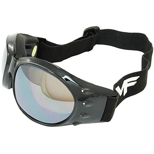 MF Vulcan Goggles (Black Frame/Driving Mirror Lens) - Image 1