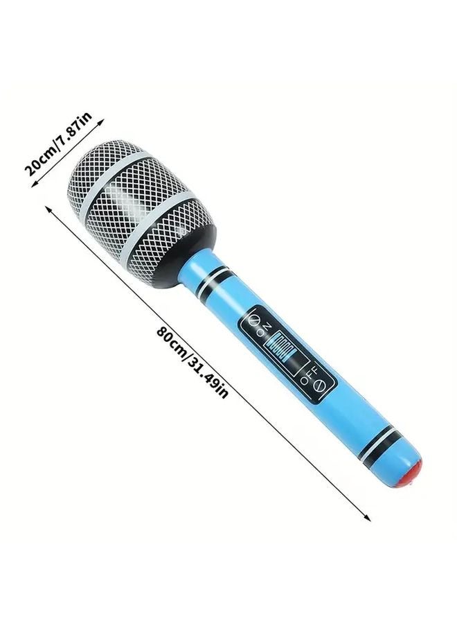 3pcs Inflatable Microphone Pool Floats For Stage Performance Beach Party Decor - Image 3