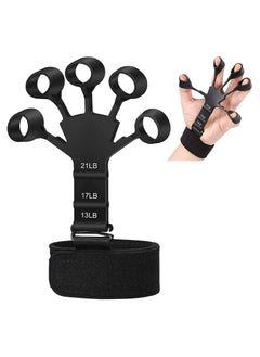 Hand Grip Strengthening Tool - Adjustable Finger Extension and Exercise Tool Suitable for Rock Climbing, Hand Therapy Sessions, and for Arthritis and Carpal Tunnel Pain Relief