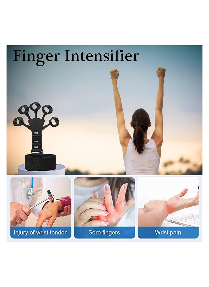 Generic - Hand Grip Strengthening Tool - Adjustable Finger Extension and Exercise Tool Suitable for Rock Climbing, Hand Therapy Sessions, and for Arthritis and Carpal Tunnel Pain Relief - Image 1