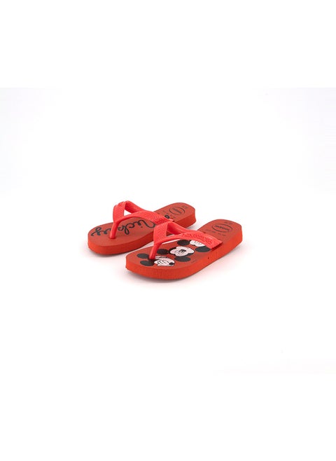Toddler Unisex Disney Flip Flops, Ruby Red