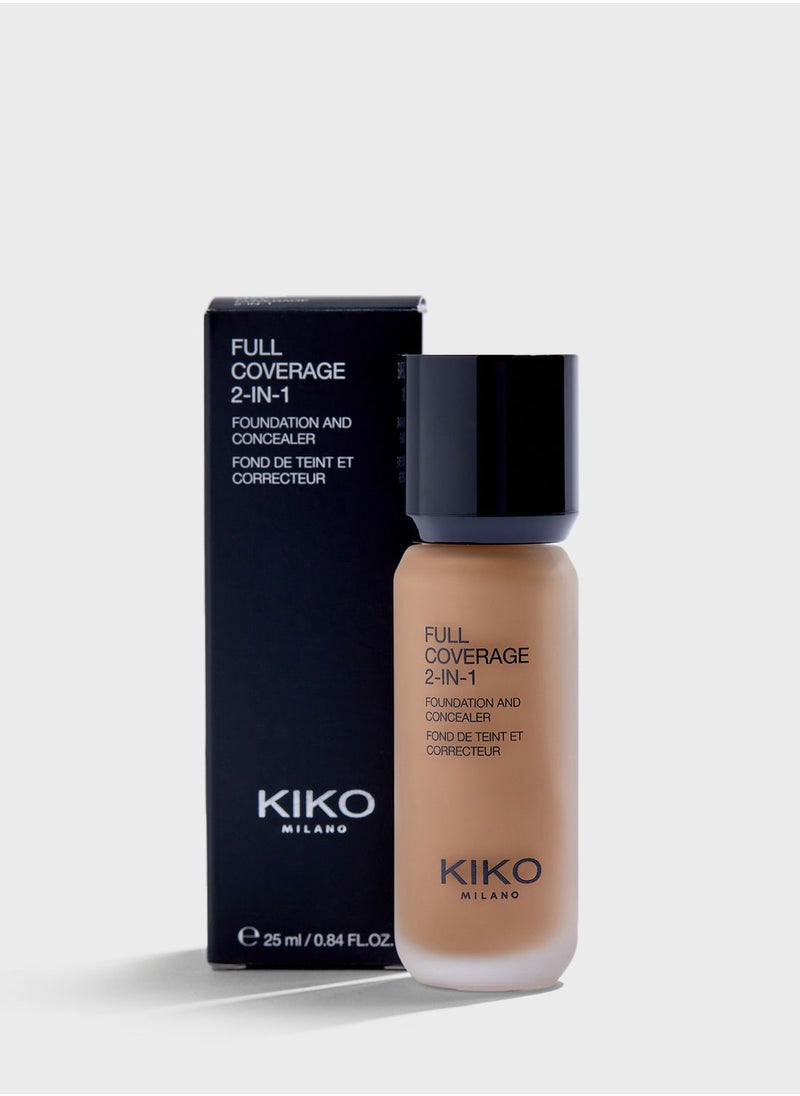 KIKO MILANO - Full Coverage 2-In-1 Foundation & Concealer 60 - Image 1