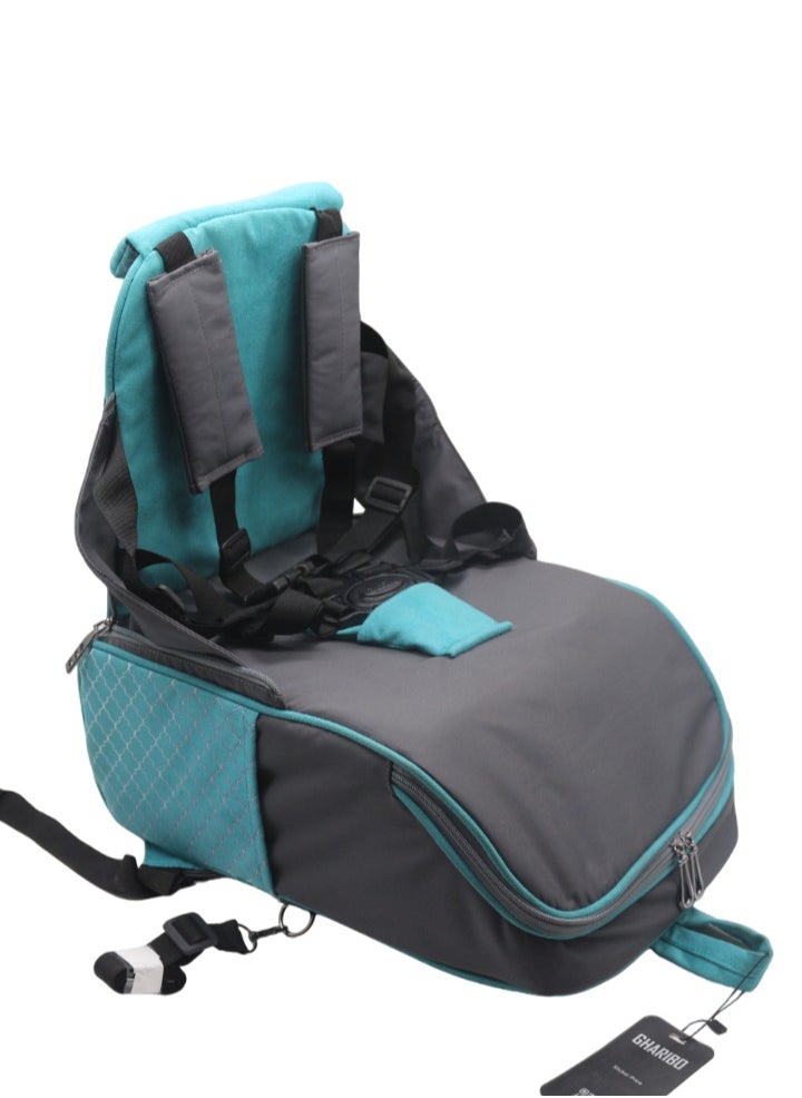 Gharibo Bags Moms bag & portable dining chair for baby ,multi-function backpack with Large capacity two in one - Motifs.  - Image 1