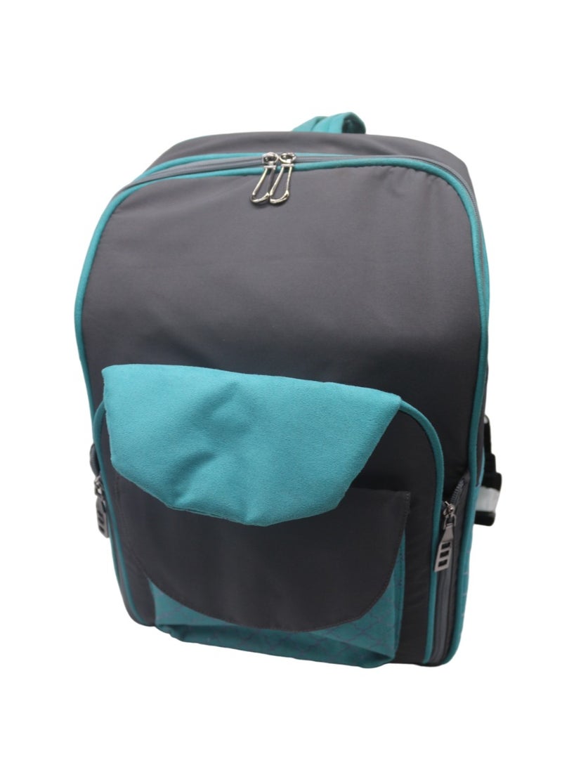 Gharibo Bags Moms bag & portable dining chair for baby ,multi-function backpack with Large capacity two in one - Motifs.  - Image 2