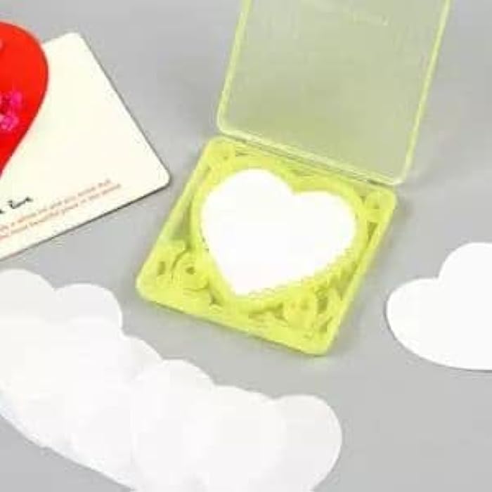 Heart Shape Portable Soap Sheets - Sterilization - 20 Sheets - Colors Random (6) - Image 5