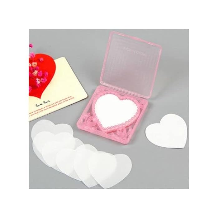 Heart Shape Portable Soap Sheets - Sterilization - 20 Sheets - Colors Random (6) - Image 3