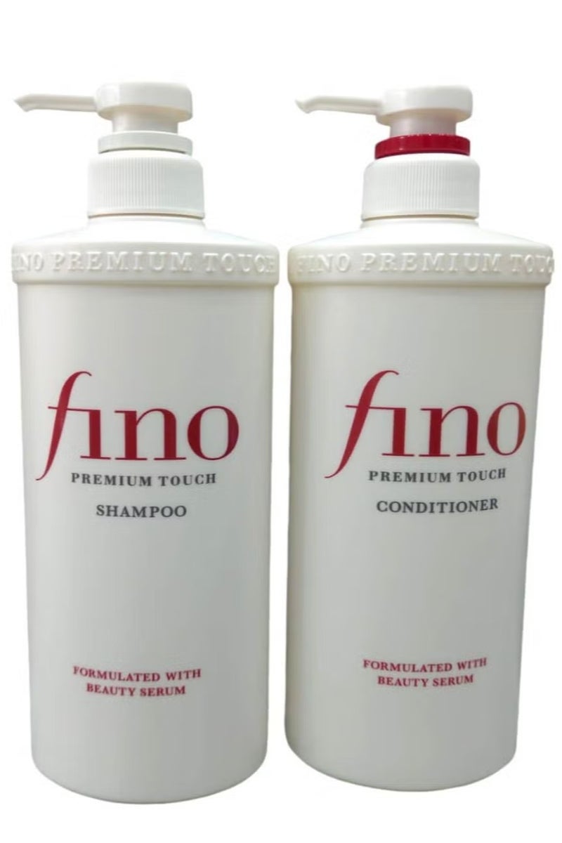 Fino Shampoo and Conditioner Set 550ml Shampoo and 550ml Conditioner Vino Premium Touch