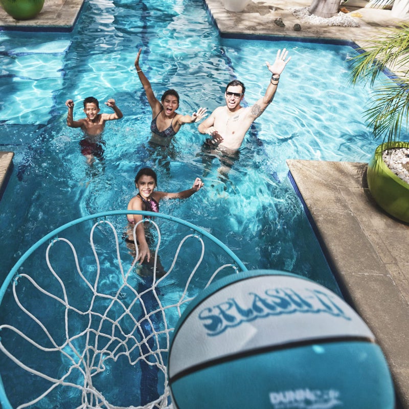 DUNNRITE Products 9" Diameter Regulation Aqua B110 Pool and Lake Water Basketball, Waterproof - Image 2