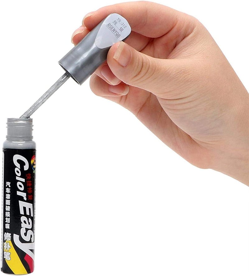 INOBECK Touch Up Paint Pen For Cars, Car Scratch Repair Pen, Car Accessories Car Touch Up Fill Paint Pen, Car Remover Scratch Paint Pen, Automotive Touch Up Paint For Erase Car Scratches (Silver) - Image 1