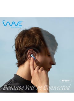 Wave True Wireless Headset Wave Sky10 With ANC and ENC With Touch Control - White  - Image 2