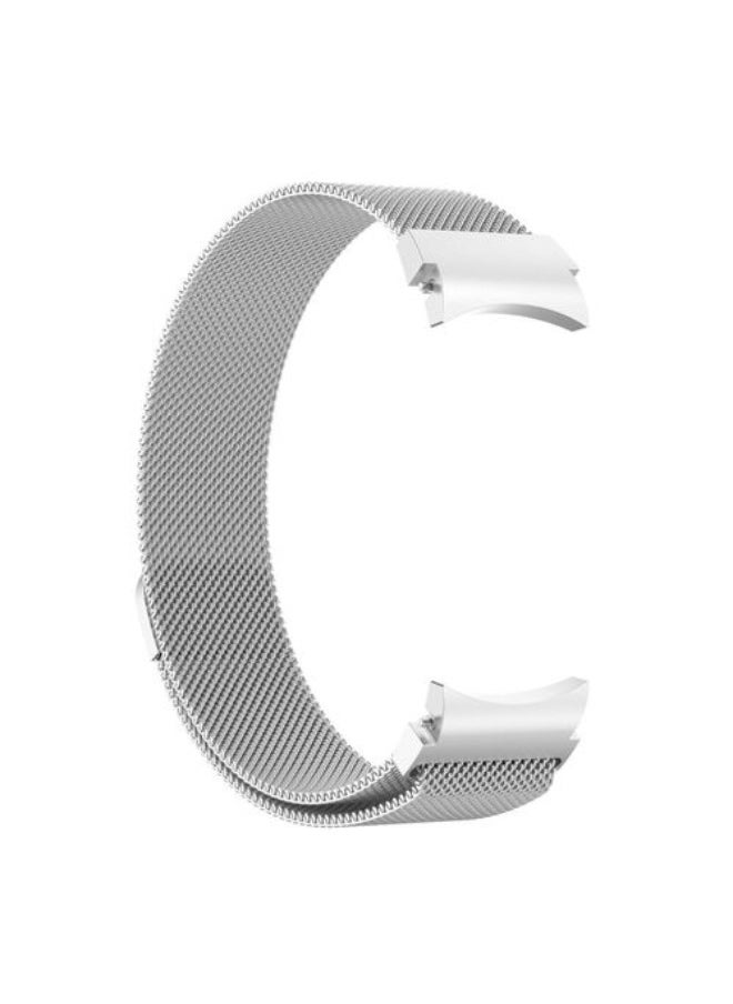 Generic - Classic Comfort Milanese Loop Strap Magnetic Watch Band For Samsung Galaxy Watch 4 40/44/42/46MM-Silver - Image 1