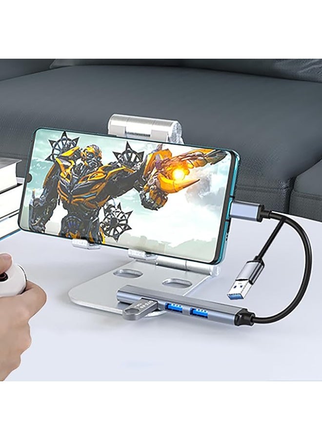 USB-C Hub, USB 3.0 Hub 4 Ports Data Hub Ultra Slim Multiport USB 3.0 5Gbps High Speed Compatible with Matebook PC Type-C Tablet, Surface Pro, Notebook PC, USB Flash Drives etc. - Image 5