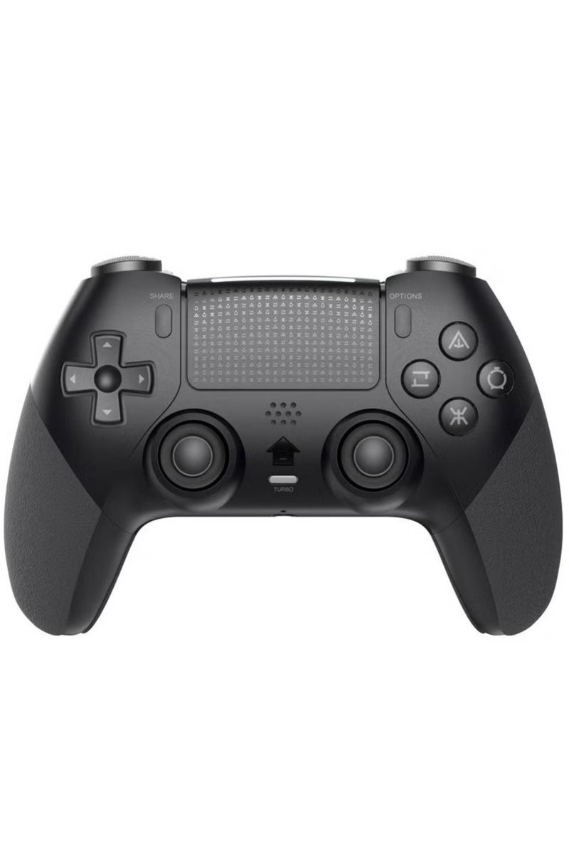 Anmi Anmi Wireless Pro Controller for PS4 Controller, Game Controller Compatible with Playstation 4/Slim/Pro/PC,Built-in 800mAh Rechargeable Battery/Responsive Joystick and Buttons/Audio/Turbo (Black)