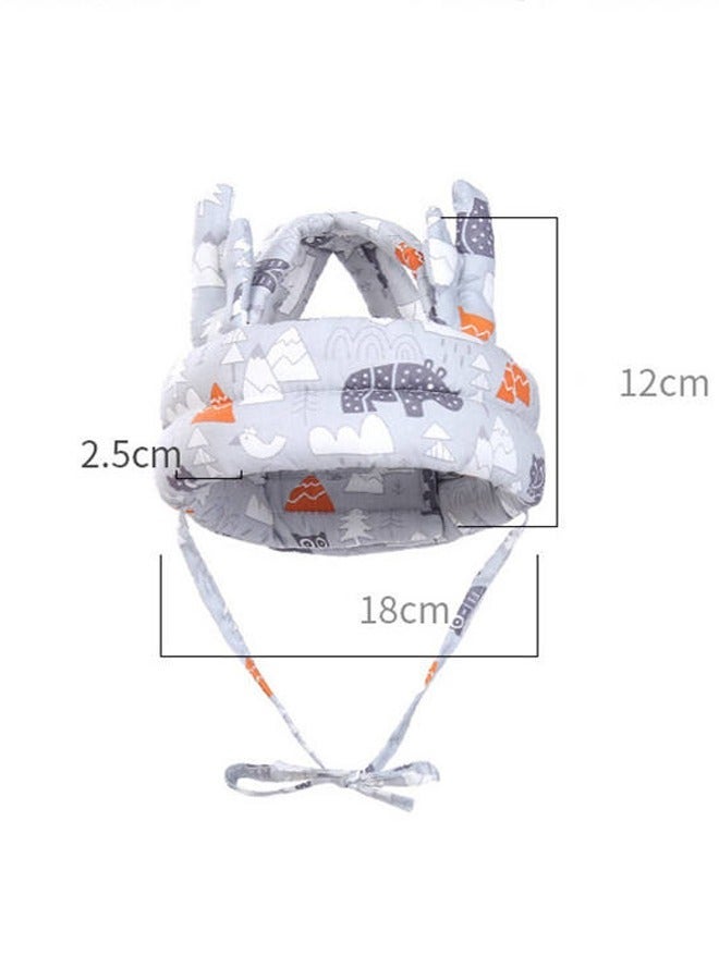 Aissiora Baby Helmet for Crawling Walking Adjustable Baby Anti-Fall Head Protection Cushion Pillow Toddler Infant Cap Bumper Bonnet Child Protective Head Guard Hat for Playing - Image 2