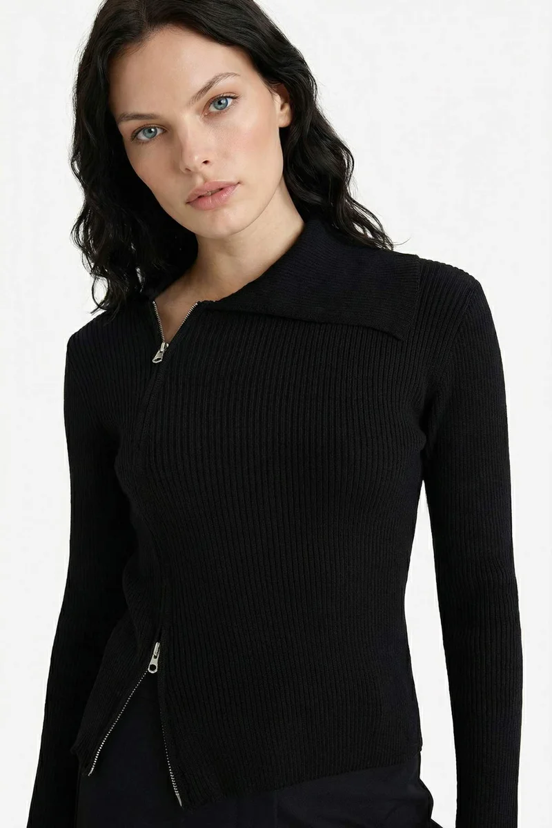 ديفاكتو Slim Fit Cardigan