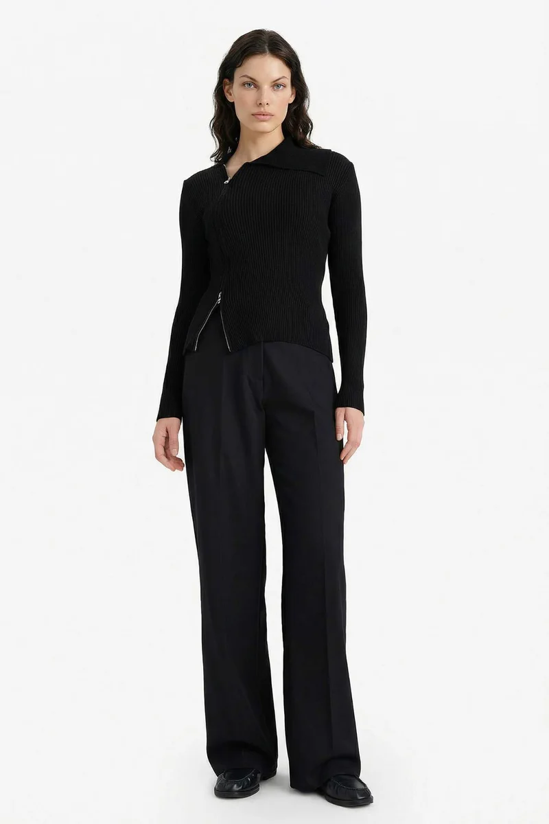 ديفاكتو Slim Fit Cardigan
