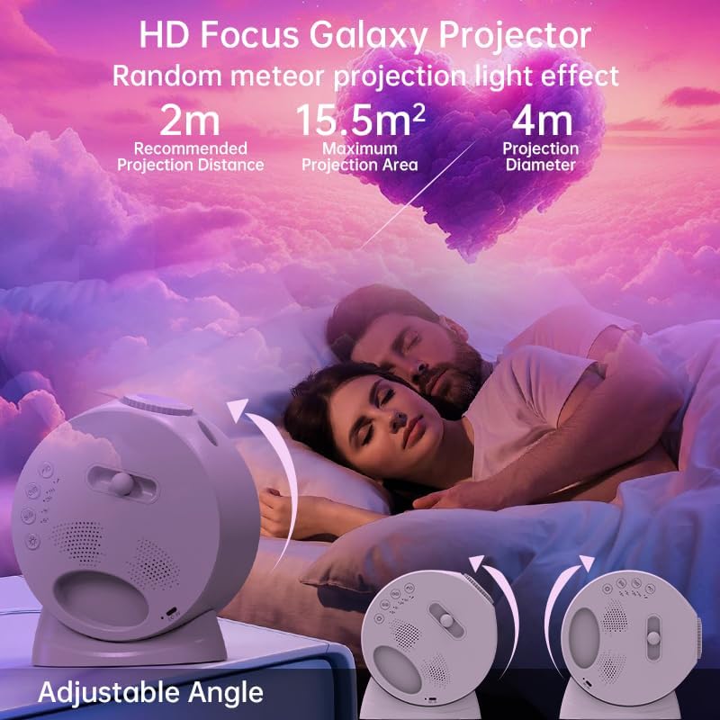 NALACAL Galaxy Star Projector with 13 Replaceable 4K HD Discs - Planetarium Night Light for Bedroom - Image 5