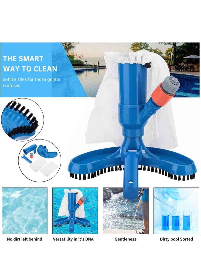 Generic Swimming Pool Vacuum Cleaner Cleaning Disinfect Tool Set for Pond/Fountain/Pool (US)  - Image 3