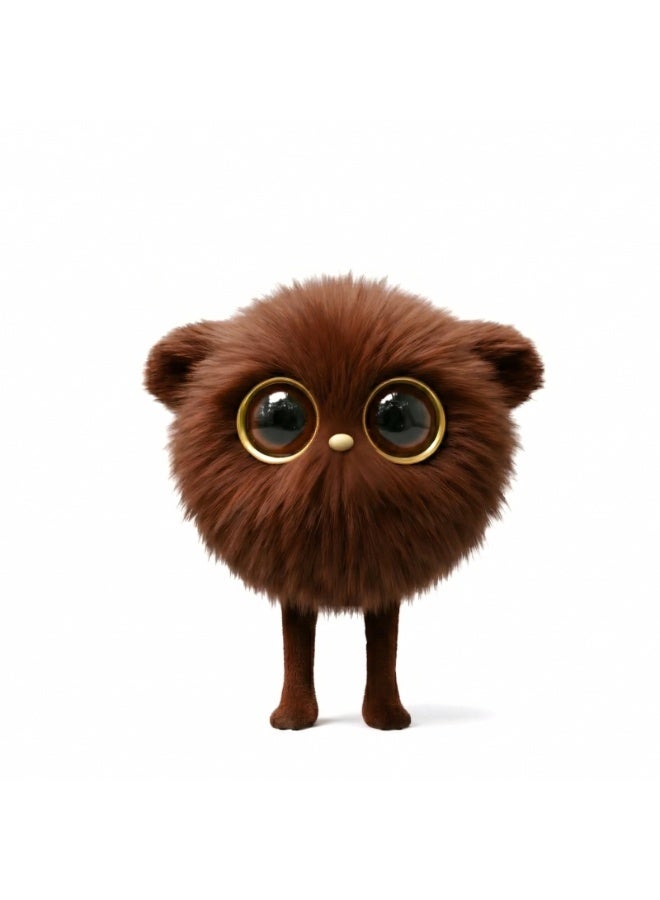 AI Plush Toy 02 Brown AI Smart Plush Toy for Kids ChatGPT AI Companion Robot 69 Languages Voice Interaction Storytelling Learning Assistant Emotional Support Toy Birthday Gift - Image 1
