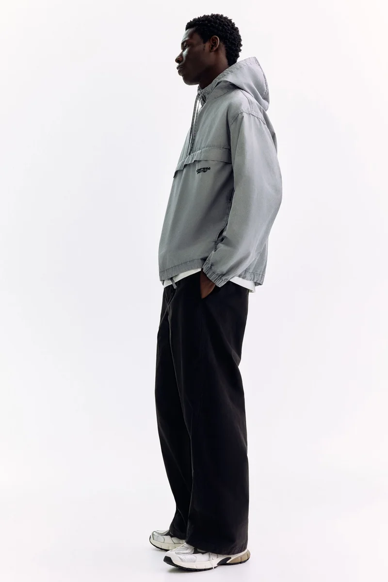 H&M Loose Fit Cotton Popover jacket