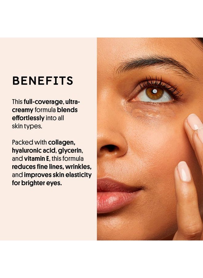 Winky Lux Peeper Perfect Under Eye Concealer, Makeup & Eye Brightener, Full Coverage Concealer for Dark Circles, Color Corrector & Eye Primer, With Collagen, Hyaluronic Acid & Vitamin E (Rich)  - Image 3