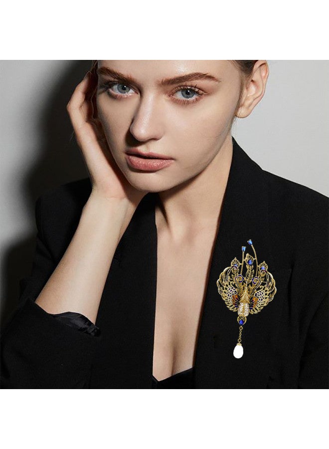 إيطالينا بروش Spring Phoenix، نسائي فاخر راقٍ، إحساس راقٍ، إكسسوار زهرة صدر البروش - Image 3