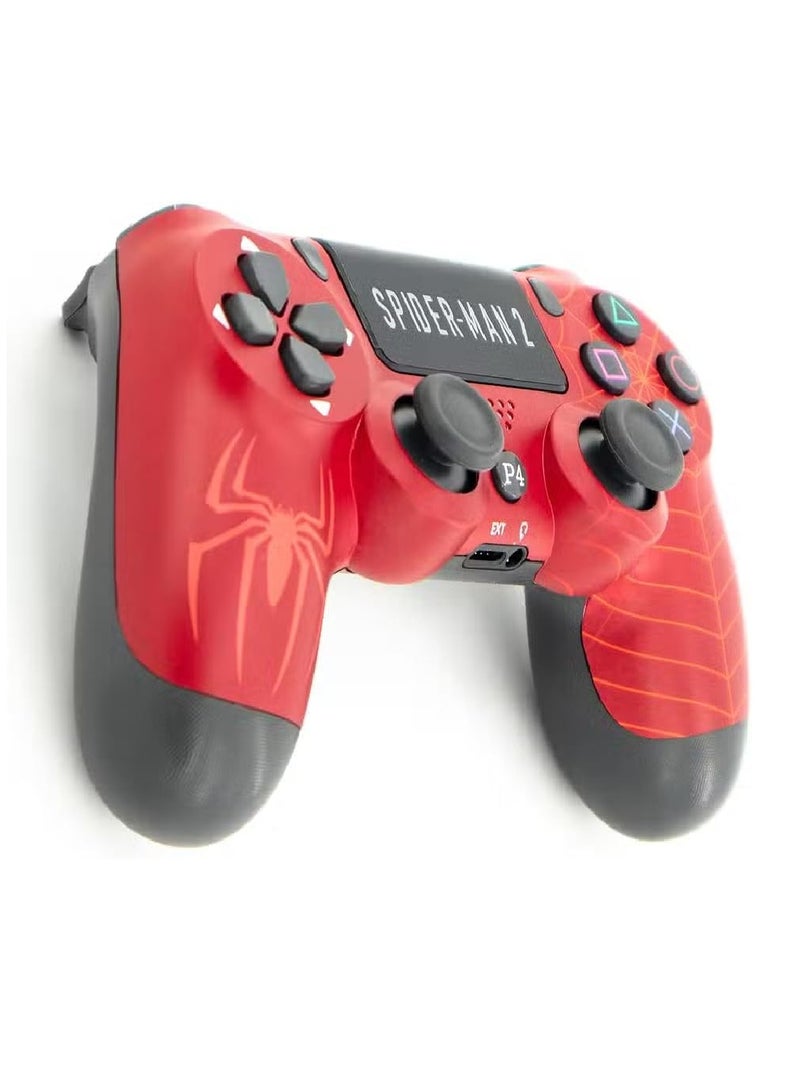 LIXES Wireless Controller for PS4 - DualShock 4 with Ergonomic Design & Advanced Features, Double-Motor Vibration for Enhanced Gameplay - red  - Image 1