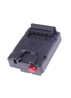 Hersmay D-tap Power Adapter V Lock V Mount Battery Plate for NP-F NP-F550 NP-F570 NP-F750 NP-F960 NP-F970 Battery,D-tap Output for Camera Moniitor LED Light Z Cam E2 F6 S6 F8 Video Camera 