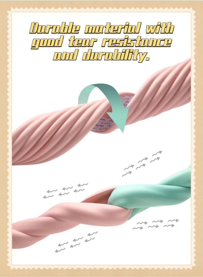 SOLARAE Table Anti-Collision Angle and Edge Protector, 2 Pack Baby Anti-Collision Edge Protector, Bed Ladder Pads Anti-Collision Strip, Thickened and Widened Anti-Collision Protection Strip, Beige - Image 3