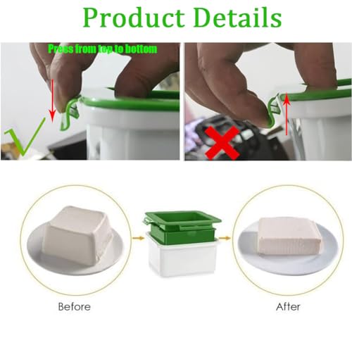Serplex® Tofu Press Tofu Squeezer Dishwasher for 8-12oz Tofu, Easily Remove Water from Tofu in 15-30 Mins for More Delicious, Up to 3X More Efficient Tofu Pressing for Homemade Tofu - Image 2