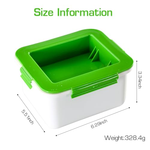 Serplex® Tofu Press Tofu Squeezer Dishwasher for 8-12oz Tofu, Easily Remove Water from Tofu in 15-30 Mins for More Delicious, Up to 3X More Efficient Tofu Pressing for Homemade Tofu - Image 4