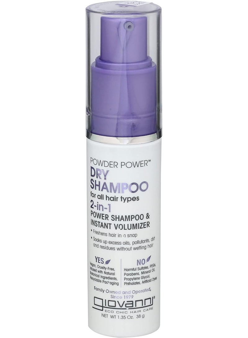 Giovanni 2 Chic Giovanni Powder Power Dry Shampoo | 2-In-1 Power Shampoo & Instant Volumizer 38gm - Image 1