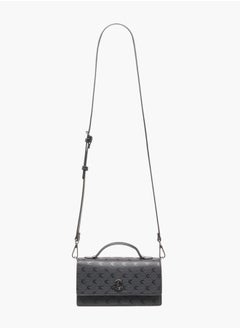 Le Confort Women Monogram Detail Crossbody Bag with Detachable Strap and Magnetic Closure Ramadan Collection  - Image 2