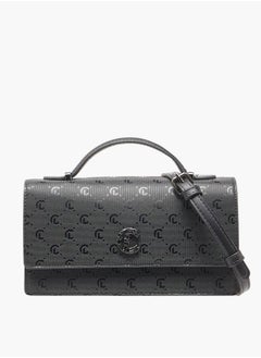 Le Confort Women Monogram Detail Crossbody Bag with Detachable Strap and Magnetic Closure Ramadan Collection  - Image 1