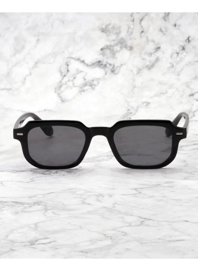 Explicit Poets Explicit Poets Unisex EDDIE Black - Gray Stylish Sunglasses, 48EP5