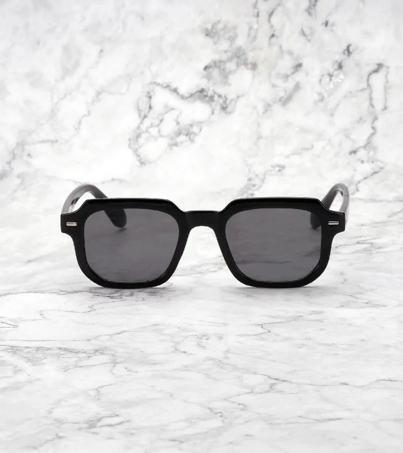 Explicit Poets Explicit Poets Unisex EDDIE Black - Gray Stylish Sunglasses, 48EP5