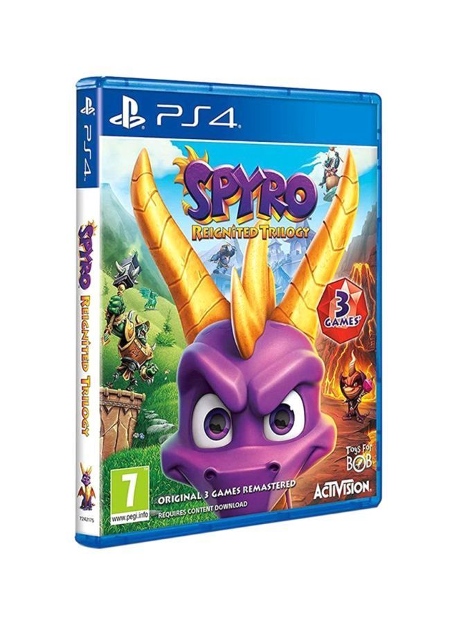 NIBEMINENT Spyro : Reignited Trilogy (Intl Version) With DualShock 4 Wireless Controller - Adventure PlayStation (PS4)  - Image 2