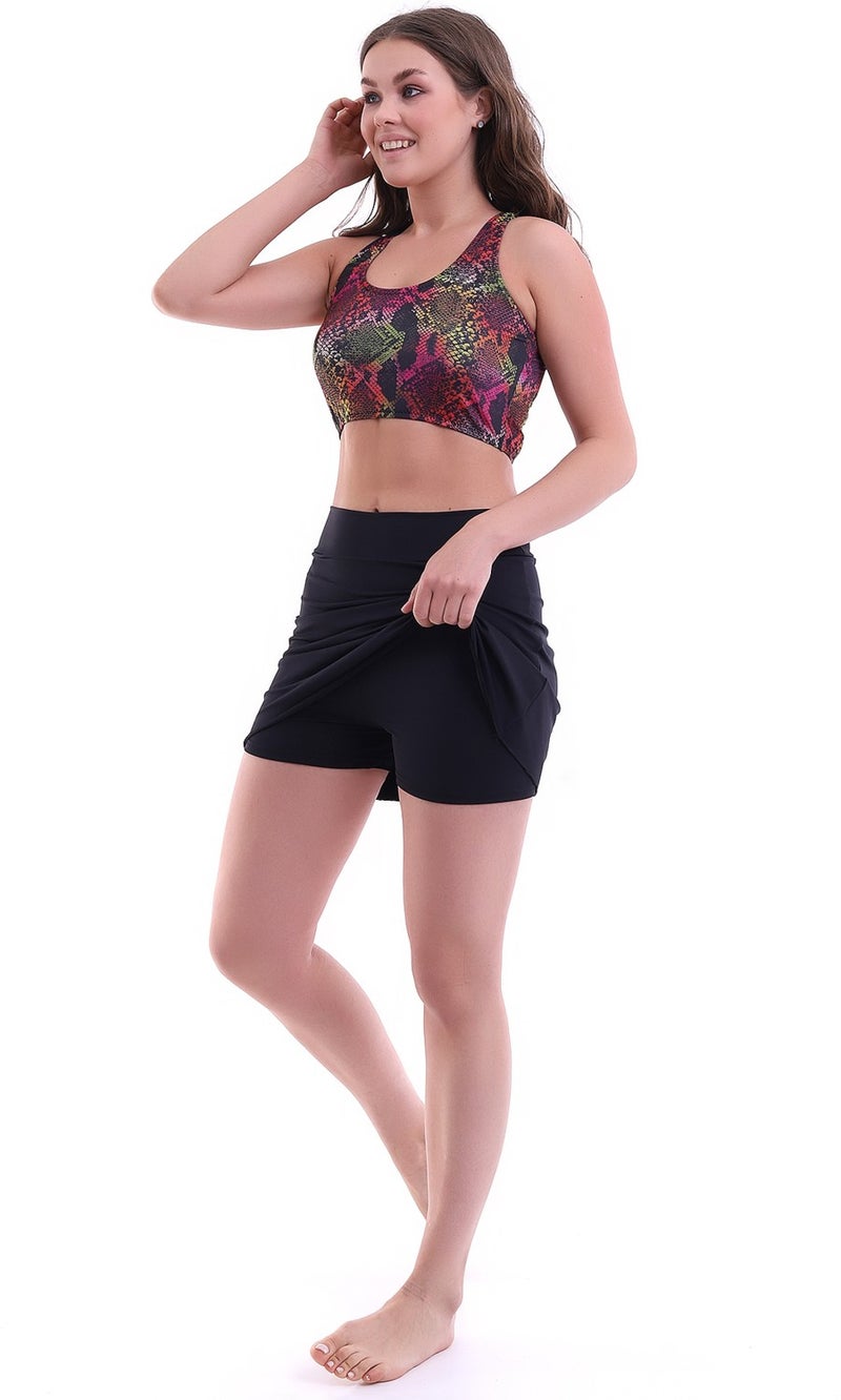 Aykum Shorts Skirted Body Bikini Set - Image 1