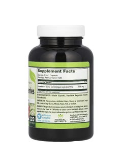 Herbal Secrets Herbal Secrets, Hawthorn Berries, 565 mg, 120 Capsules  - Image 2