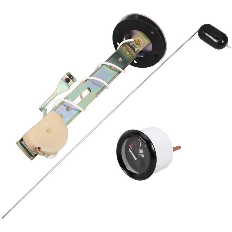 Universal 12V LED Fuel Gauge High Brightness Auto Car Truck Fuel Level Indicator - Image 1