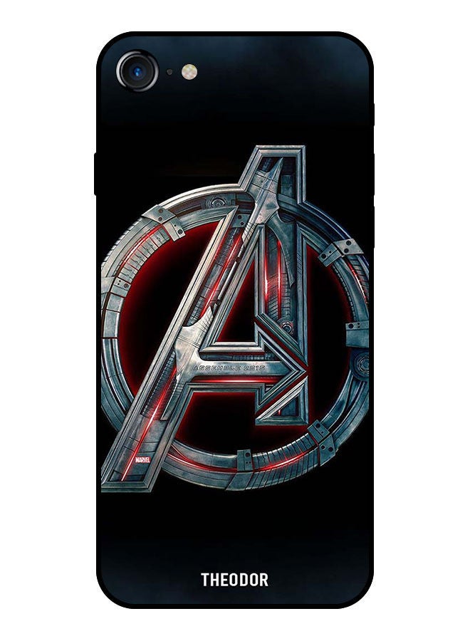 Theodor Protective Case Cover For Apple Iphone SE 2022 Avenger Logo - Image 1