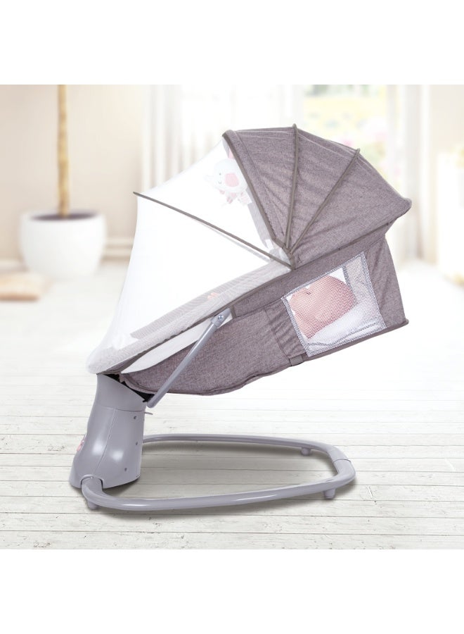 ماستيلا كرسي أطفال هزاز مع جهاز تحكم عن بعد من ماستيلا - 5 سرعات قابلة للتعديل، حتى 36 شهرً - Image 3