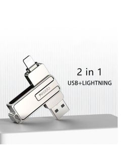 Yesido فلاشة 64 جيجا بايت، منفذ Lightning، USB 3.0  - Image 1