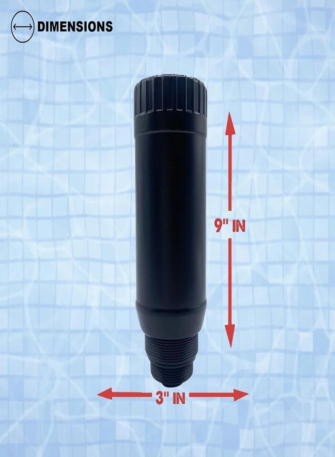 Poolzilla 2 Pack Skimmer Winterizing Plug - Above and In-Ground Pool, 9’’ Ice Guard for 1-½’’ and 2’’ Threaded Skimmers - Image 2