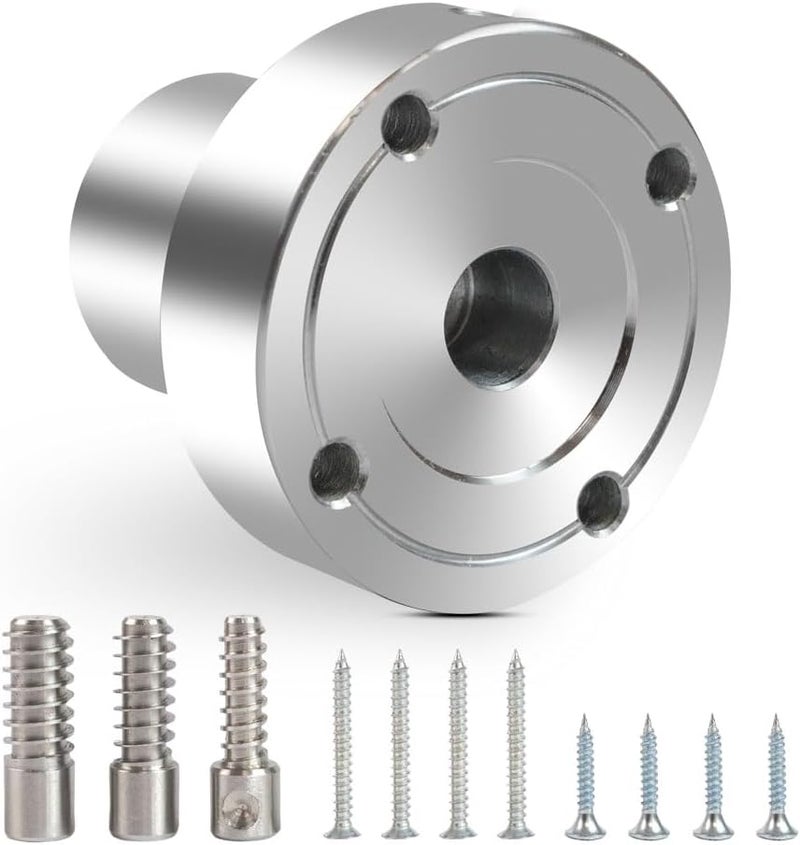 PHUKIMLONG Phukmlong 2" Wood Lathe Steel Faceplate Chucks with ScrewChuck, 1"-8TPI Thread Woodworking Accessories Tools… - Image 1