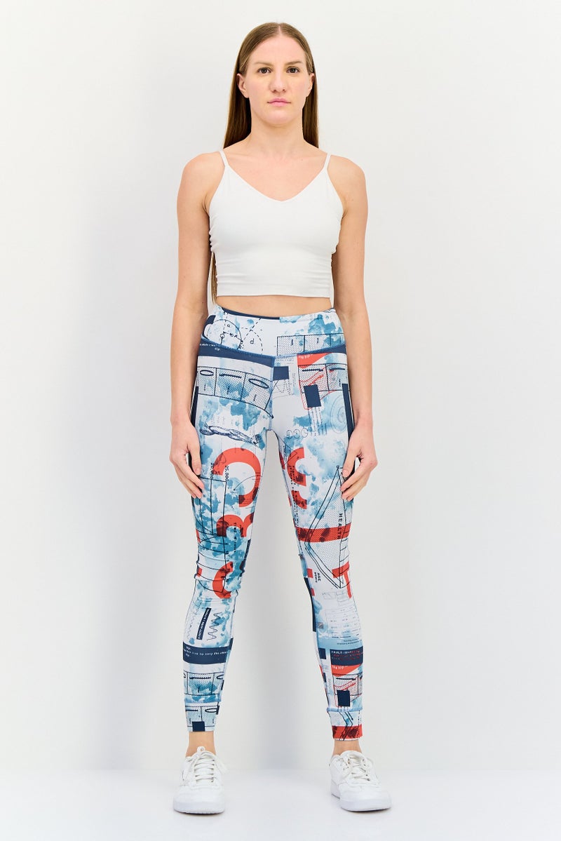 Reebok Women Sportswear Fit Training Tights, Multicolor - Image 4