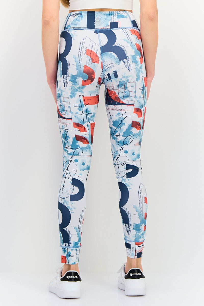 Reebok Women Sportswear Fit Training Tights, Multicolor - Image 2