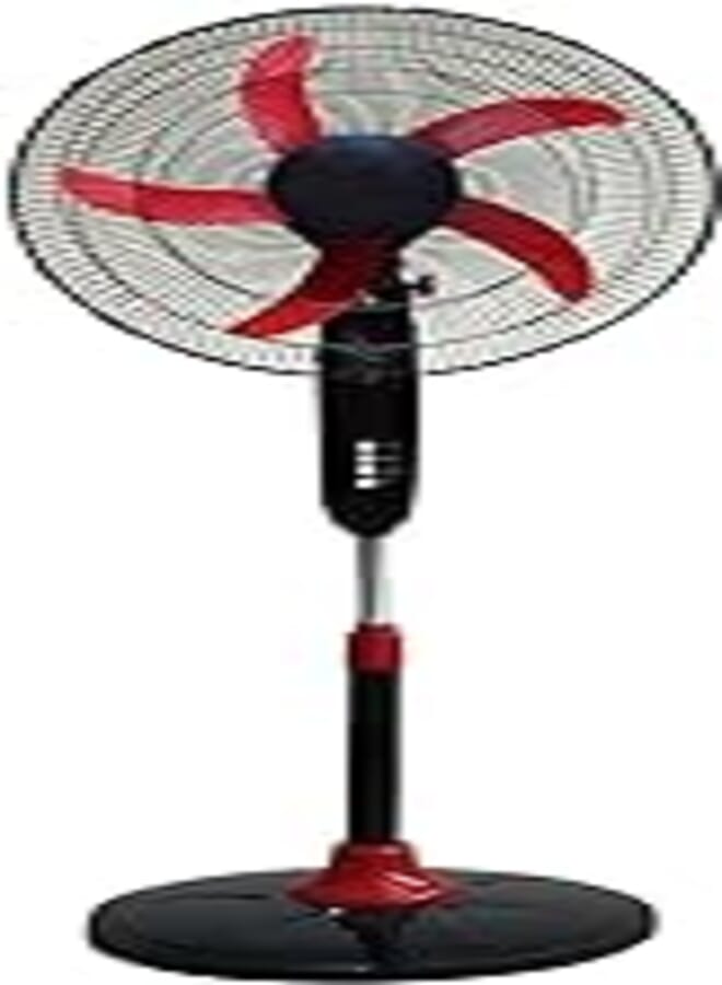 Natural Sky as-1805N Stand Fan 18 Inch 5 Blades - Red